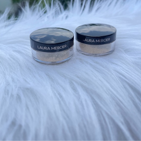 2x LAURA MERCIER Translucent Loose Setting Powder Travel Size 0.07oz 2g New - Picture 2 of 6